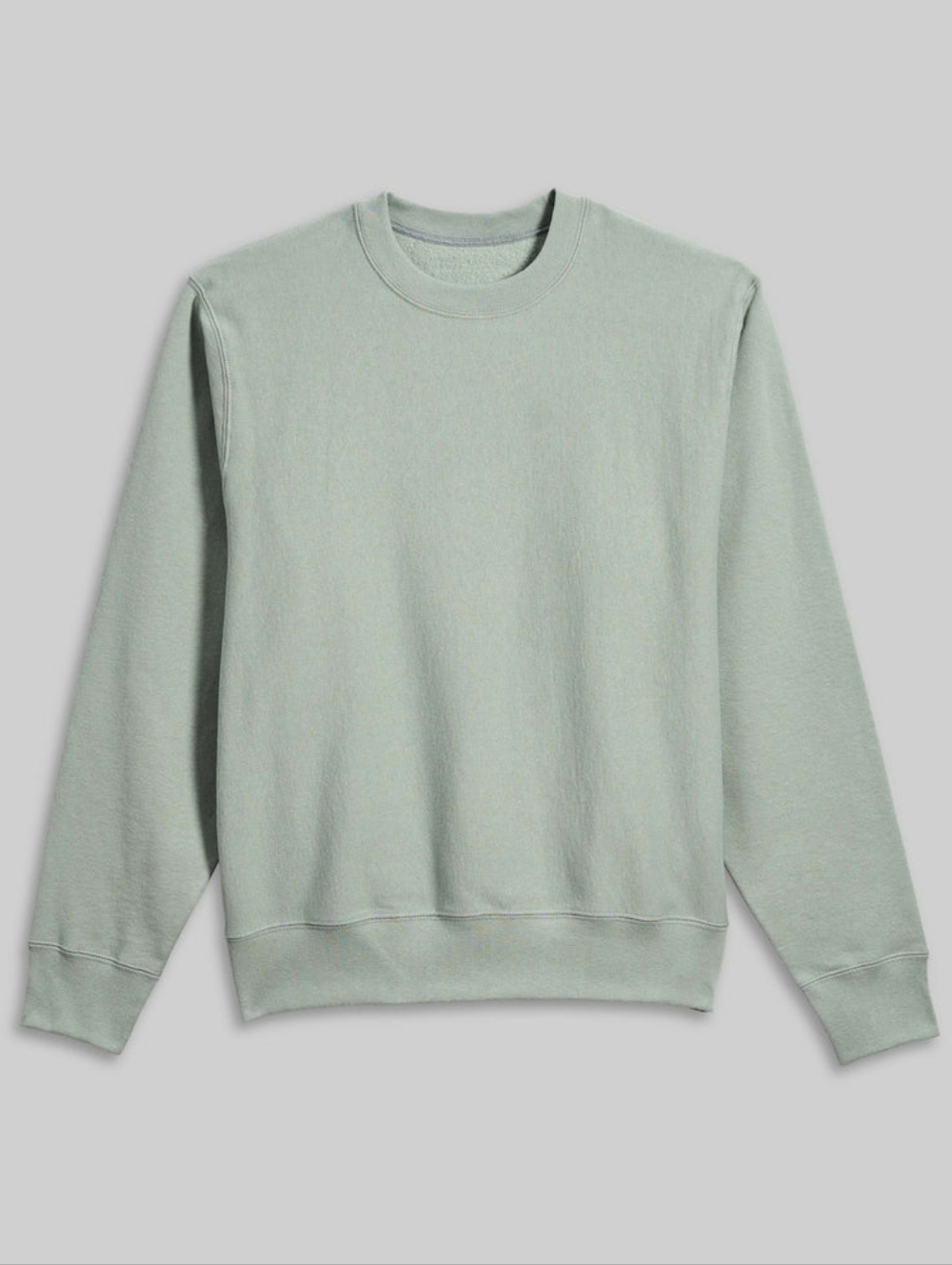 House Of Blanks 4009 RELAXED FIT FLEECE CREWNECK In Sage